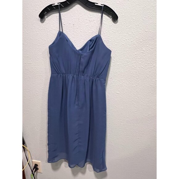 Alfred Angelo Sheath Dress Women's Size 6 Bluer Sleeveless Wedding Summer - Picture 1 of 6